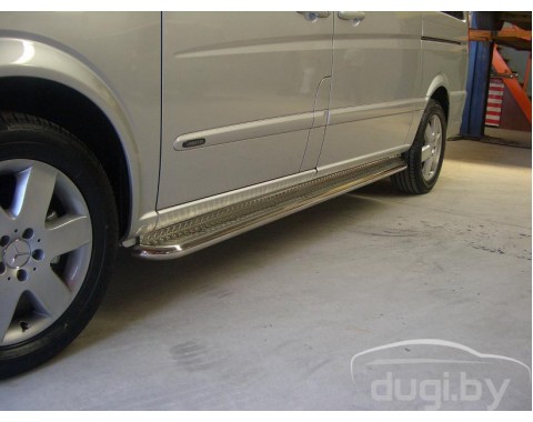 Боковые подножки (площадка) Hector для Mercedes-Benz Viano